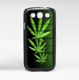 Three Weed Leaves Samsung Galaxy S3 I9300 Phone Hard Case 
