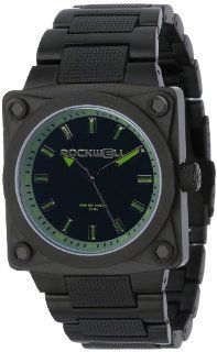 Rockwell Time Men's SF106 747 Black Plated Stainless Steel with Green Watch at  Men's Watch store.