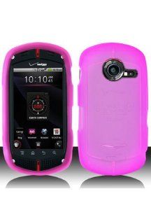 Casio C771 G'zOne Commando Silicone Skin Case   Hot Pink (Free HandHelditems Sketch Universal Stylus Pen) Cell Phones & Accessories