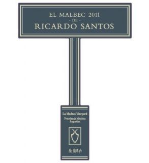 2011 Ricardo Santos Malbec 750 mL Wine