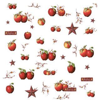 ROOMMATES RMK1570SCS Country Apples Peel & Stick Wall Decals   Decorative Wall Appliques  