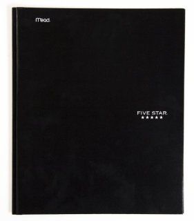 Five Star Pocket and Prong Portfolio, 11.62 x 9.62 x .25 Inches, Black (72363)  Colored File Folders 
