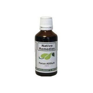 Native Remedies Focus ADDult Promote Concentration Focus Attention Health & Personal Care