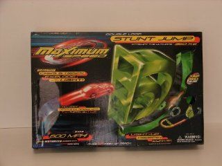 Maximum Speed Double Loop Stunt Jump RACE SET Cars & Curve Light Up & more Toys & Games