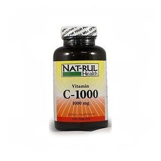 PACK OF 3 EACH NAT C 1000MG ASCORBIC ACID 100TB PT#94604212303 Health & Personal Care