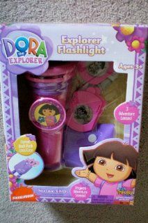 Nickelodeon Dora the Explorer Flashlight w/ 3 Adventure Lenses and BONUS Back Pack Lens Case    as shown [Great Christmas or Birthday Toy]  Other Products  