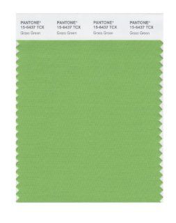 PANTONE SMART 15 6437X Color Swatch Card, Grass Green   Wall Decor Stickers  