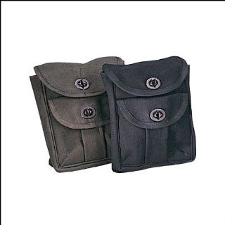 Stansport 778 2 Pocket Cotton Canvas Ammo Pouch, Olive Drab  Gun Ammunition And Magazine Pouches  Sports & Outdoors
