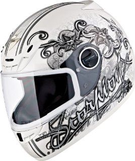 Scorpion EXO 400 Ann Street Helmet   Pearl White Automotive