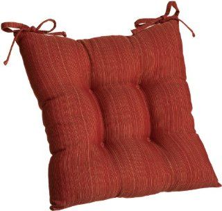 Arlee Madison Tie Back Chair Pad, Barn Red   Seat Cushion