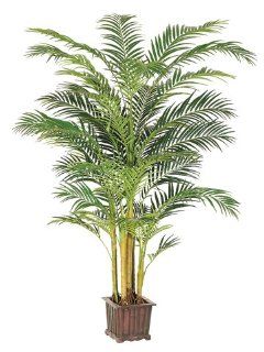 9' Areca Palm Tree in Wood Container Green (Pack of 2)   Artificial Trees