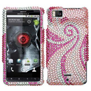 MOTOROLA MB810 (Droid X) Phoenix Tail Diamante Protector Cover Case Cell Phones & Accessories