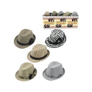 DDI   Ladies Fedora Hats Retail 9.99 (Cases of 60 items)  