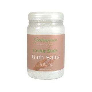 Soothing Touch W67369CS32 Bath Salts Cedar Sage, 32 Ounce