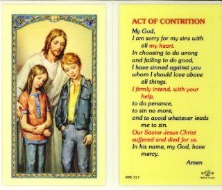 The Comforter   Act of Contrition Holy Card (800 317)   10 pack (E24 764)   Home And Garden Products