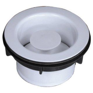 Waste King 1020 Decorative Flange and Stopper for Easy Mount Sink, White   Food Waste Disposer Parts  