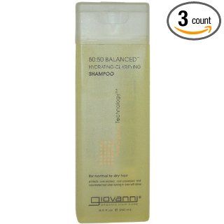 Giovanni 5050 Balanced Shampoo, 8.5 Ounce Bottles (Pack of 3)  Hair Shampoos  Beauty