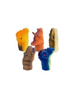Dinosaur Finger Puppets Party Favor Cupcake Topper Toys & Games