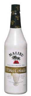 Malibu Pina Colada Mix, 3 pack 1 Liters  Pina Colada Cocktail Mixes  Grocery & Gourmet Food