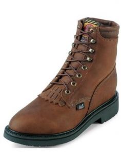 Justin Workboot Double Comfort 6" Lace R 768 Industrial And Construction Shoes Shoes