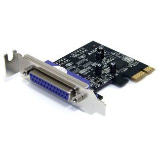 StarTech 1 Port PCI Express Low Profile Parallel Adapter Card PEX1PLP Electronics