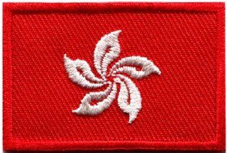 Flag of Hong Kong China Chinese Orchid Applique Iron on Patch New Medium S 768 