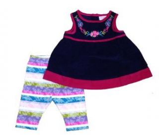 Genuine Baby From Oshkosh Newborn Girls 2pc Flowers Dress Legging Set Infant And Toddler Pants Clothing Sets Clothing