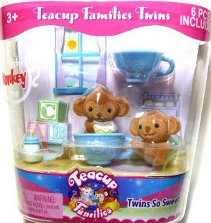 Teacup Families Twins "Machichi Monkey Twins" Toys & Games