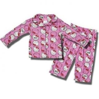 Hello Kitty "The Many Faces of Kitty" Coat Style Pajamas for Girls   8 Clothing