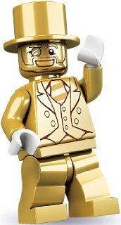 RARE Lego Series 10 MR. GOLD Minifigure Limited to 5,000 Worldwide Toys & Games