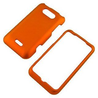 Dark Orange Rubberized Protector Case for LG Motion 4G MS770 Cell Phones & Accessories