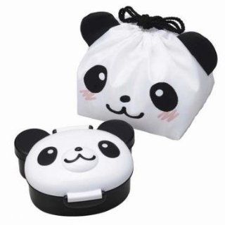 Bento Lunch Box Panda with Bag Kitchen & Dining