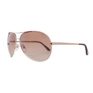 Tom Ford Designer FT0035 772 Gold Charles Women Sunglasses