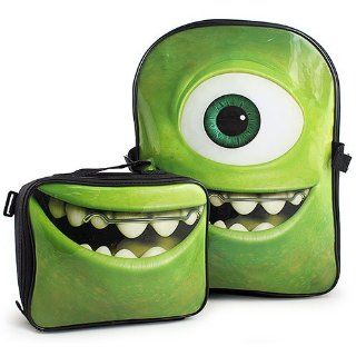 Monsters University Backpack and Lunch Bag Set [Mike Wazowski] Toys & Games