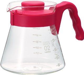 Hario V60 Coffee Server, 700ml, Pink Drip Coffeemakers Kitchen & Dining