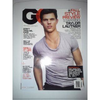 GQ July 2010 Fall Style Preview Starring Taylor Lautner Books