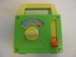 Vintage 1983 FISHER PRICE "TOYLAND" Musical Wind Up RADIO #795  Baby Musical Toys  Baby