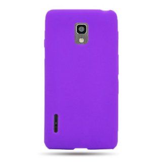 CoverON Soft Silicone PURPLE Skin Cover Case for LG US780 OPTIMUS F7 [WCM797] Cell Phones & Accessories