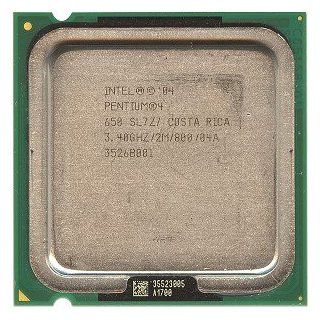 Intel Pentium 4 650 3.4GHz 800MHz 2MB Socket 775 CPU Computers & Accessories