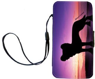 Rikki KnightTM Chinese Crested Dog At Sunset PU Leather Wallet Type Flip Case with Magnetic Flap and Wristlet for Apple iPhone 4 & 4s Cell Phones & Accessories