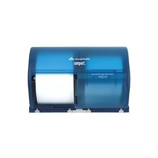 Georgia Pacific Compact 56783 Splash Blue Side By Side Double Roll Bathroom Tissue Dispenser