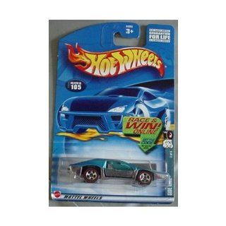 Hot Wheels 2002 Side Kick Red Line 3/4 #105 Blue Toys & Games