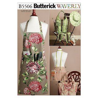 Butterick Patterns B5506 Aprons, Sleeves, Tote and Hat, All Sizes