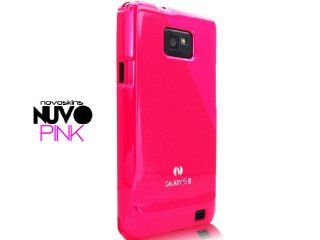 Samsung Galaxy S2 II i9100 Novoskins NuVO Ultra Thin Hot Candy Pink TPU Case (International Model and AT&T SGH i777) SALE Cell Phones & Accessories