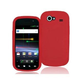 SAMSUNG GOOGLE NEXUS S I9020 RED SILICONE CASE Cell Phones & Accessories