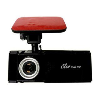 Cleo Car Dash Camera (In Car DVR) 1080P 2 MP GPS / Google Maps / Audio Recording / G Shock Sensor 8 GB SD Card   All Included Accessories  Vehicle On Dash Video 