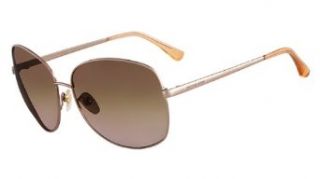 Michael Kors M2059S Lucia Aviator Sunglasses Rose Gold (780) MK 2059 780 Authentic Clothing