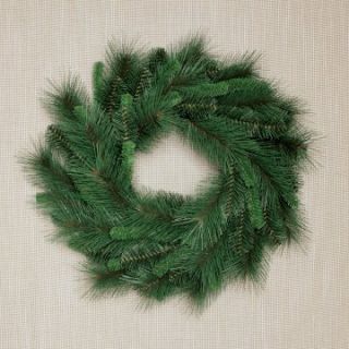Melrose International 24 in. Pine Wreath   Christmas Wreaths