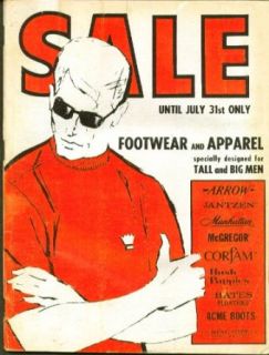 King Size Men's Big & Tall Clothing Sale Catalog 1968 Entertainment Collectibles