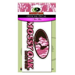 MOSSY OAK LOGO MDE1222 PINK CAMO OFFICIAL DECAL Automotive